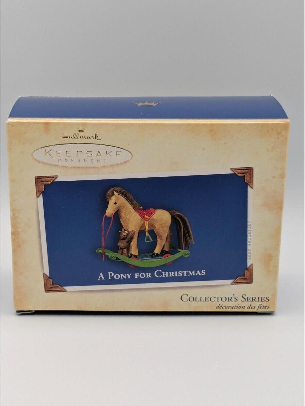 Hallmark Keepsake A Pony for Christmas 2004 Ornament, 7th in Series Ornament - Picture 8 of 10